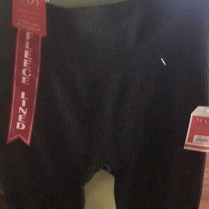 Black Fleece Lined Leggins